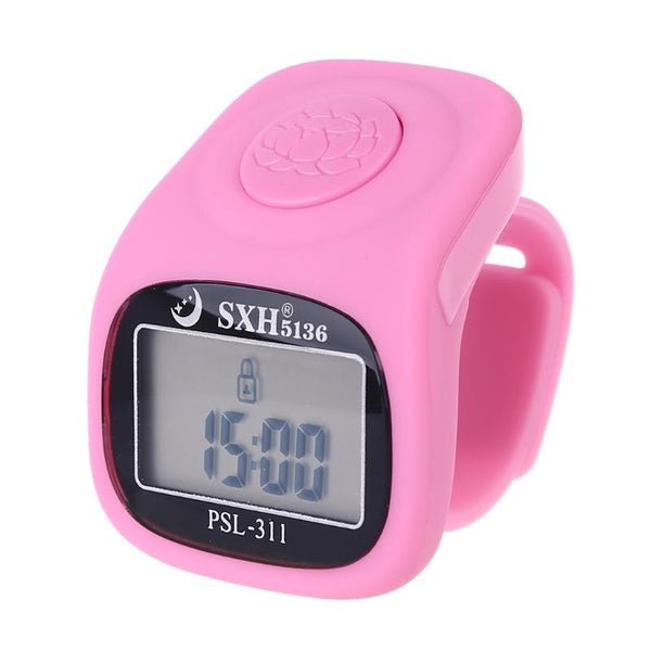 LCD digital tasbeeh counter with lock and multi modes