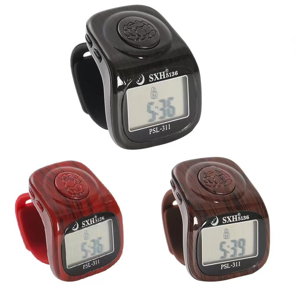 Finger tally counter tasbeeh with x100 buzz special function