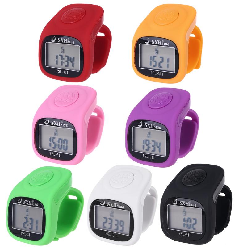 Modern digital tasbeeh counter with 108 circle mode for meditation