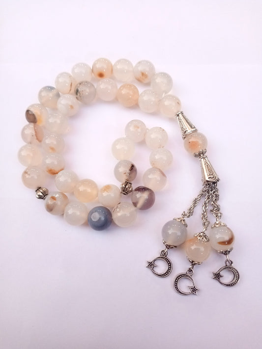 Durenajaf Stone Tasbeeh – 33 Beads, 10mm Beads Size - Tasbeeh WalaIslamic products