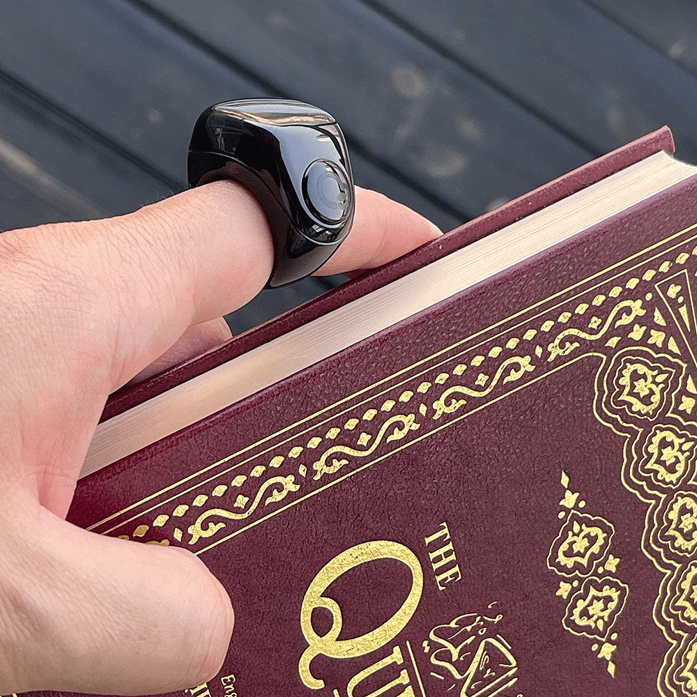 Iqibla Zikr Ring Jood Lite HD Display – 5 Prayer Reminders Pakistan