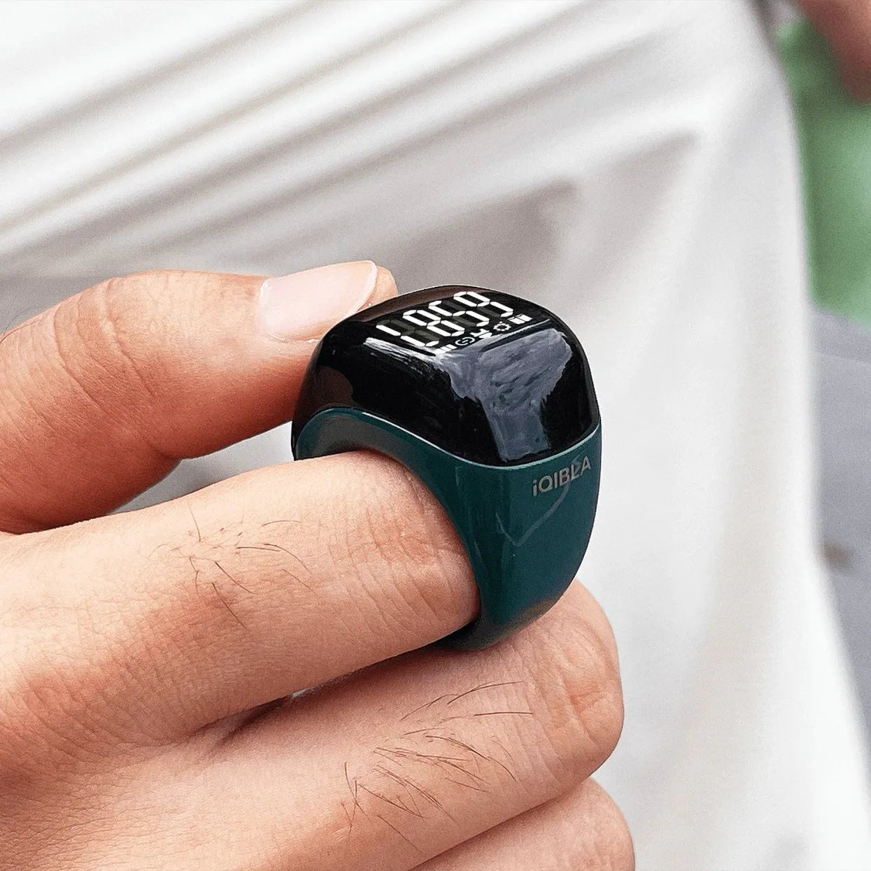 Iqibla zikr ring flex advance F03 smart tasbih with OLED display