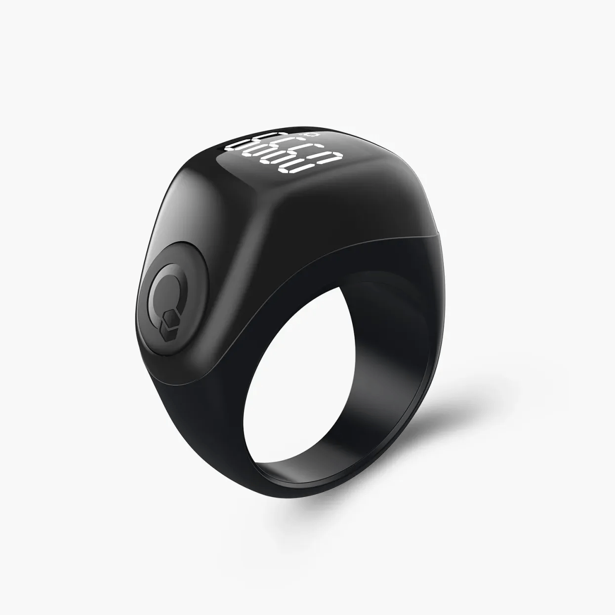 Zikr ring flex advance smart tasbih in black color
