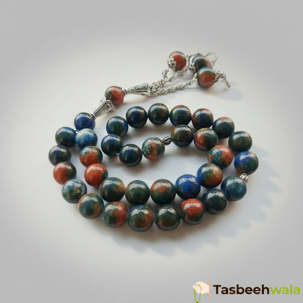 Multicolor Tasbeeh Packshot with Tasbeehwala Watermark