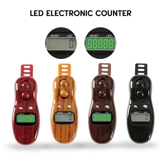New Digital Tasbih With LED – Mini Electronic Tally Counter Ring Tasbeeh - Tasbeeh WalaIslamic products