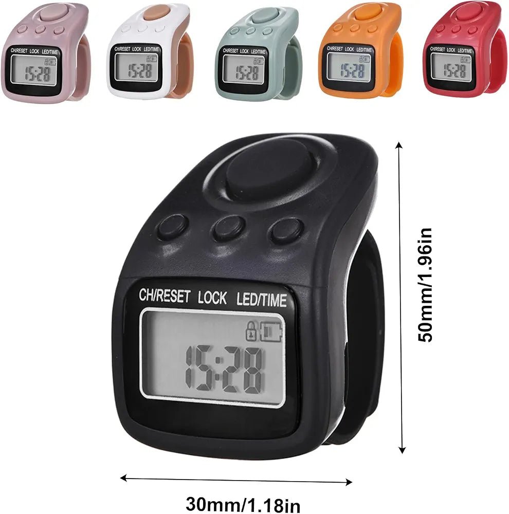 Digital Tasbeeh Counter | 6 Channels | Large Display | LED Light Option | Fast Charging | Pakistan - Tasbeeh WalaIslamic products