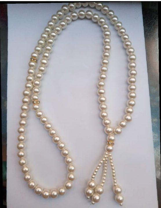 Fancy Chuga Pearls Tasbeeh – 100 Beads (8mm) | Pearls Tasbih - Tasbeeh WalaIslamic products