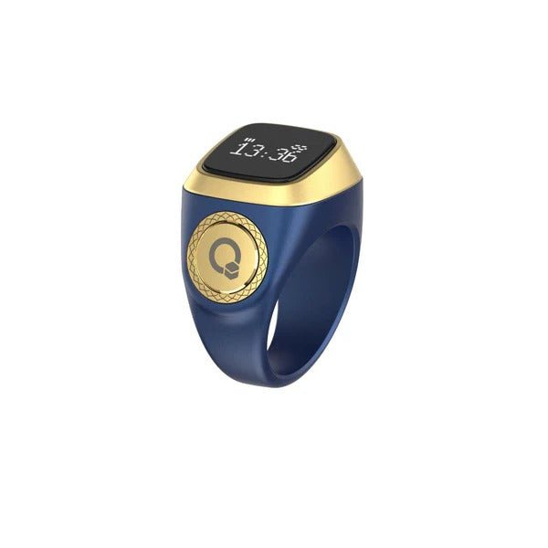 Iqibla Smart Tasbih: A New Digital Tasbeeh Ring Lite with Tally Counter, Prayer Time Vibration Reminder, and Waterproof Design for Muslim Zikr - Tasbeeh Wala