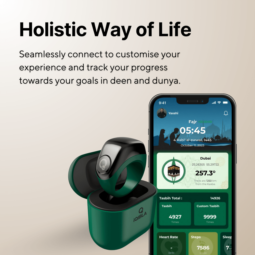 Iqibla Zikr Ring Jood - Tasbeeh WalaIslamic products