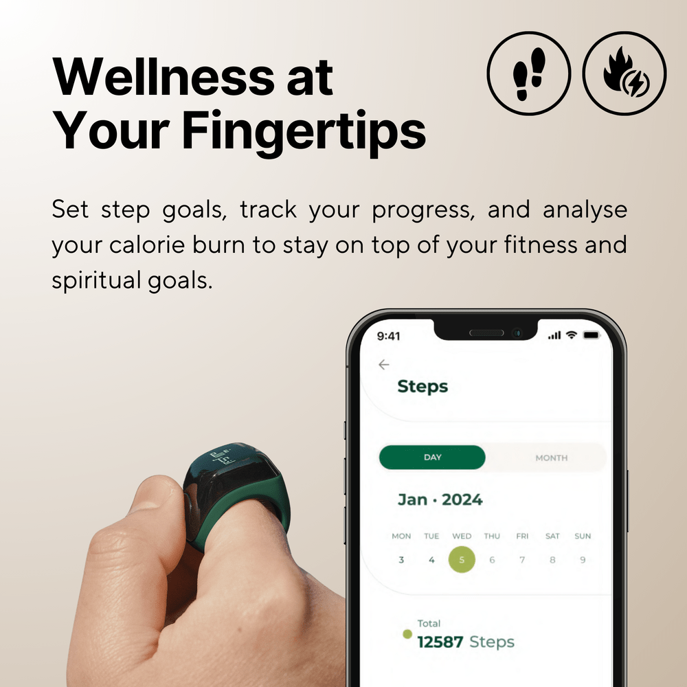 Iqibla Zikr Ring Jood - Tasbeeh WalaIslamic products