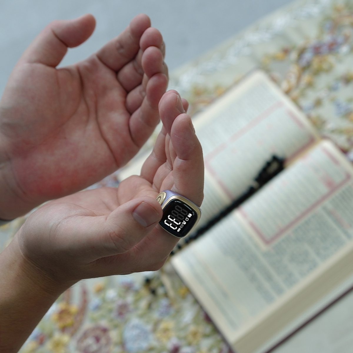 iQIBLA Zikr Ring Noor 2 - Tasbeeh WalaIslamic products