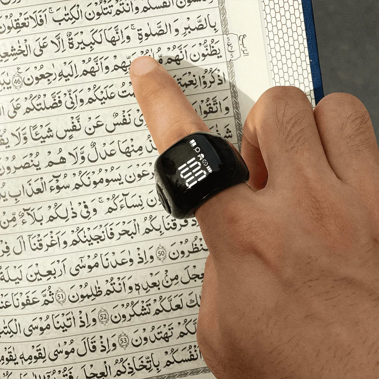 iQibla Zikr Smart Ring Flex Advance F03 - Tasbeeh Wala