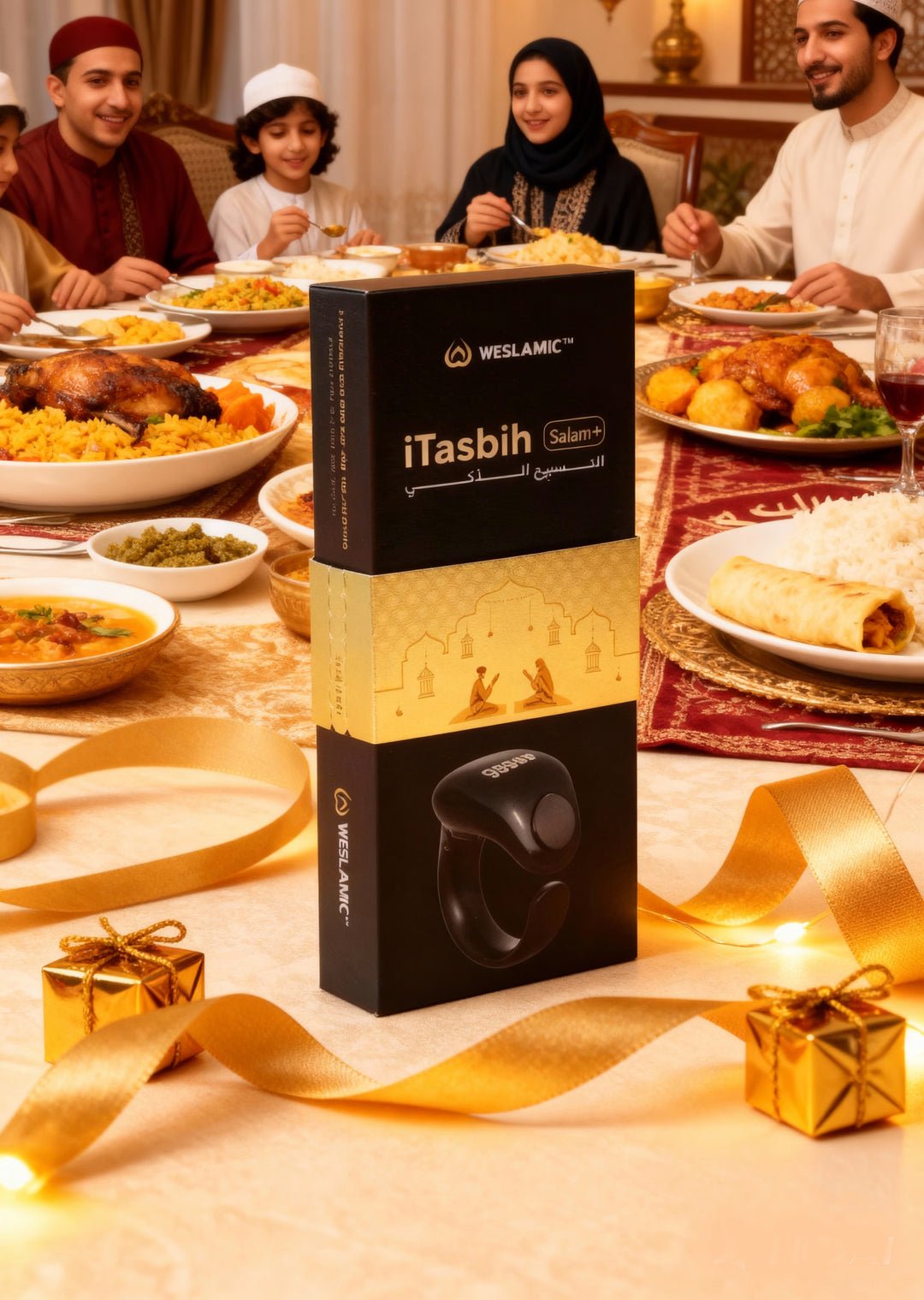 iTasbih Salam+ zikr ring premium Islamic gift box packaging