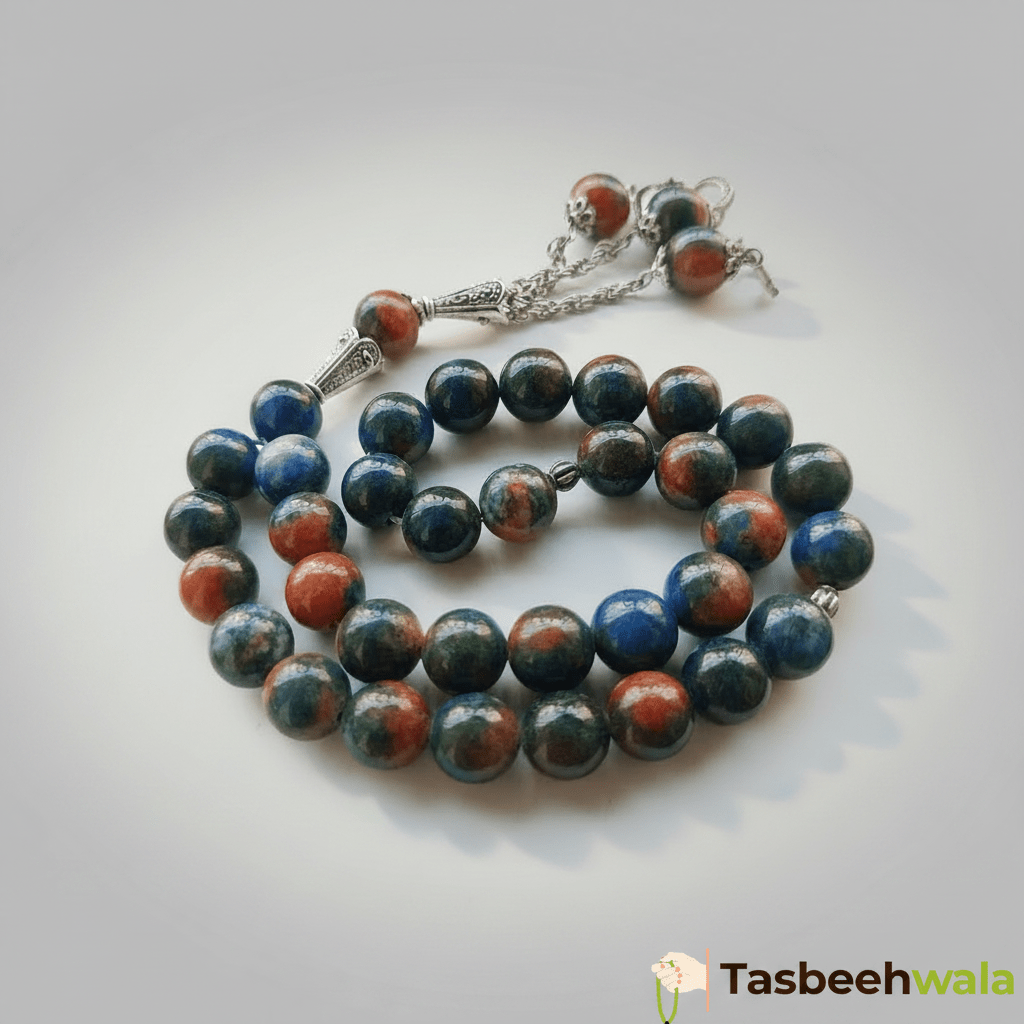 Lapis Lazuli Tasbeeh | Lajward Stone | 33 Beads | 10mm - Tasbeeh WalaIslamic products