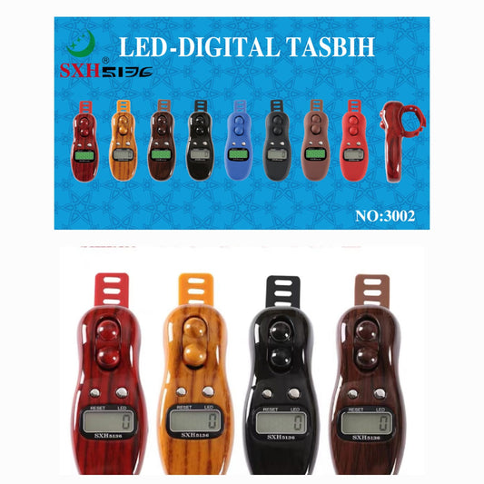 New Digital Tasbih With LED – Mini Electronic Tally Counter Ring Tasbeeh - Tasbeeh WalaIslamic products