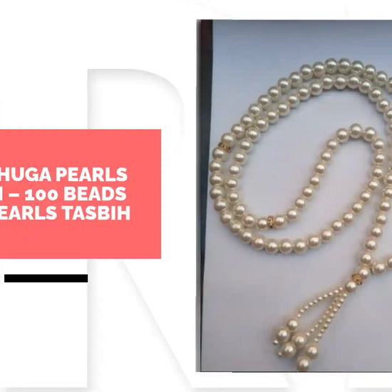 Fancy Chuga Pearls Tasbeeh &ndash; 100 Beads (8mm) | Pearls Tasbih by@Outfy