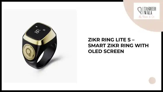Zikr Ring Lite S &ndash; Smart Zikr Ring with OLED Screen by@Outfy