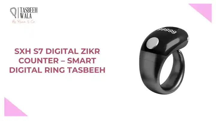 SXH S7 Digital Zikr Counter &ndash; Smart Digital Ring Tasbeeh by@Outfy