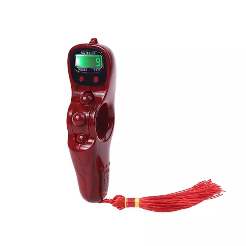 islamic digital tasbeeh counter with rolling beads feature
