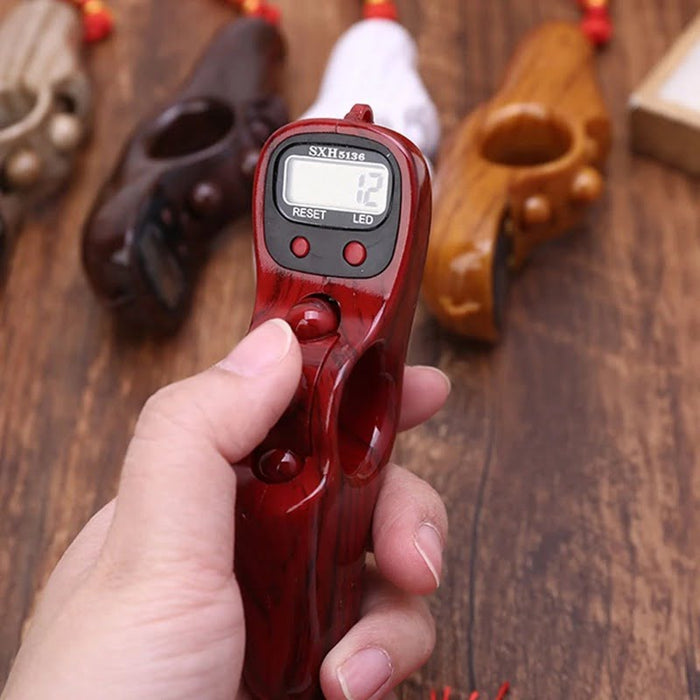 digital counter tasbeeh with LED light front view