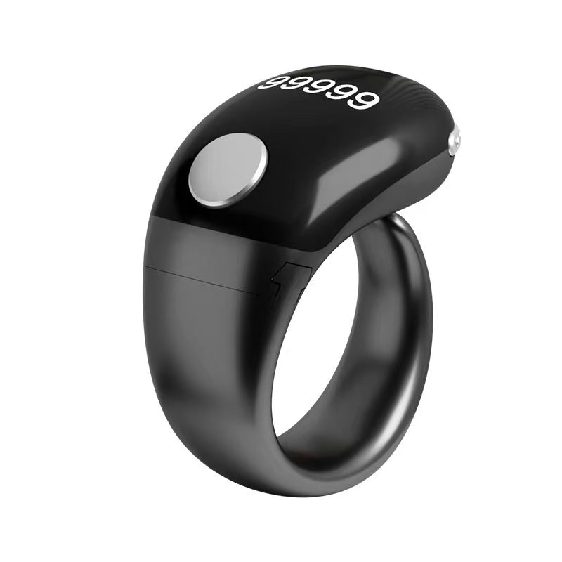 Smart zikr ring S7 ZIKRCounter with adjustable size and silicone band