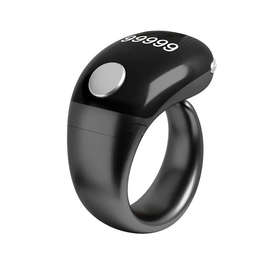 Smart zikr ring S7 ZIKRCounter with adjustable size and silicone band