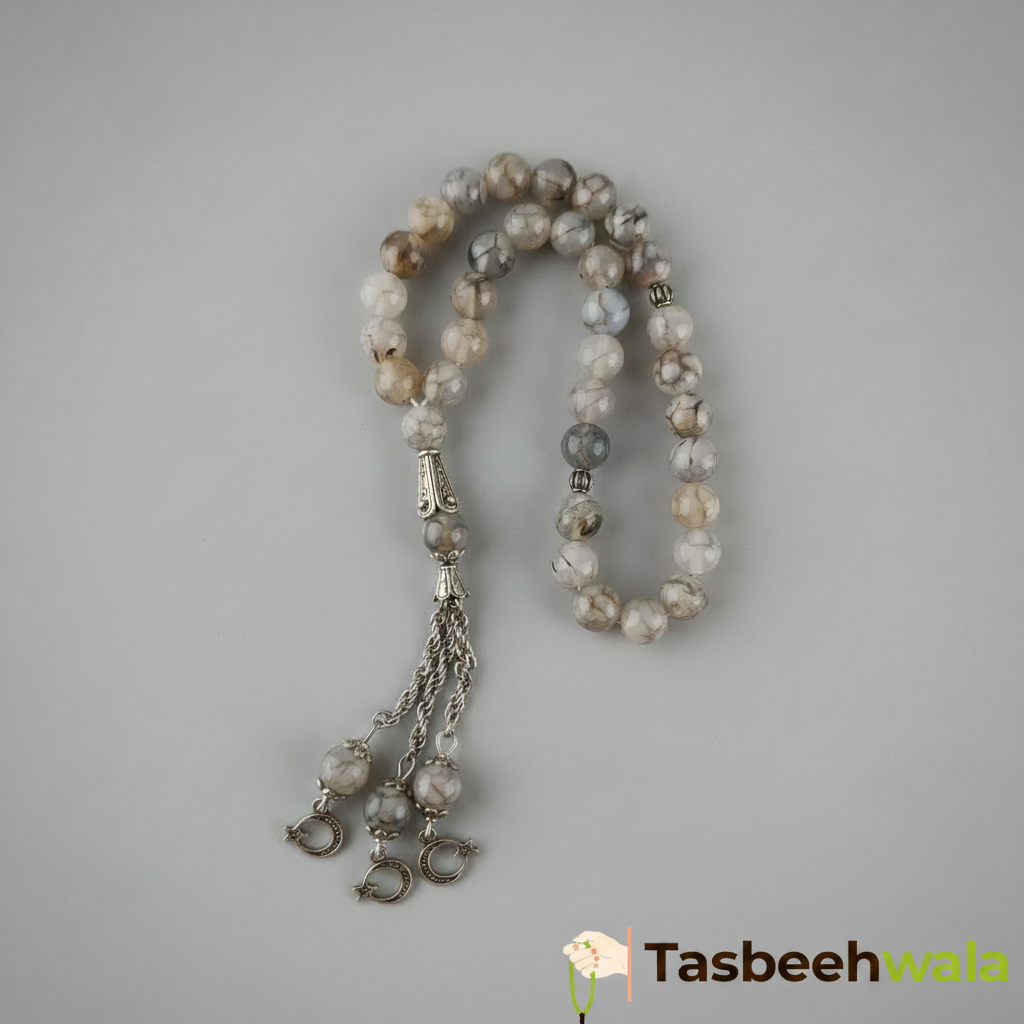 Tasbeehwala Watermark – Dragon Vein Agate