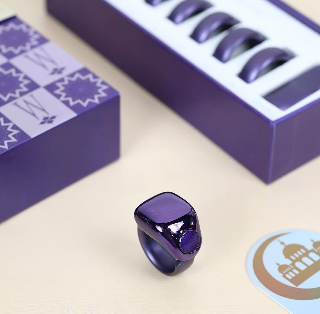 Weslamic iTasbih Ring – Faith Smart Zikr Counter (5 Sizes, OLED, Bluetooth) - Tasbeeh Wala