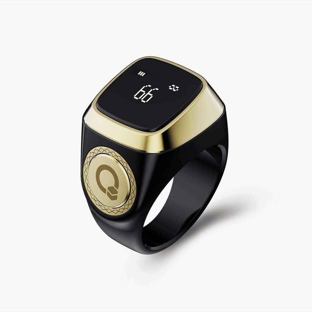 Zikr Ring Lite S – Smart Zikr Ring with OLED Screen - Tasbeeh WalaIslamic products