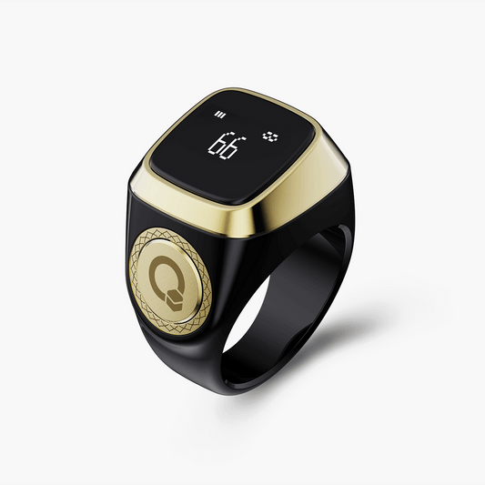 Zikr Ring Lite S – Smart Zikr Ring with OLED Screen - Tasbeeh WalaIslamic products