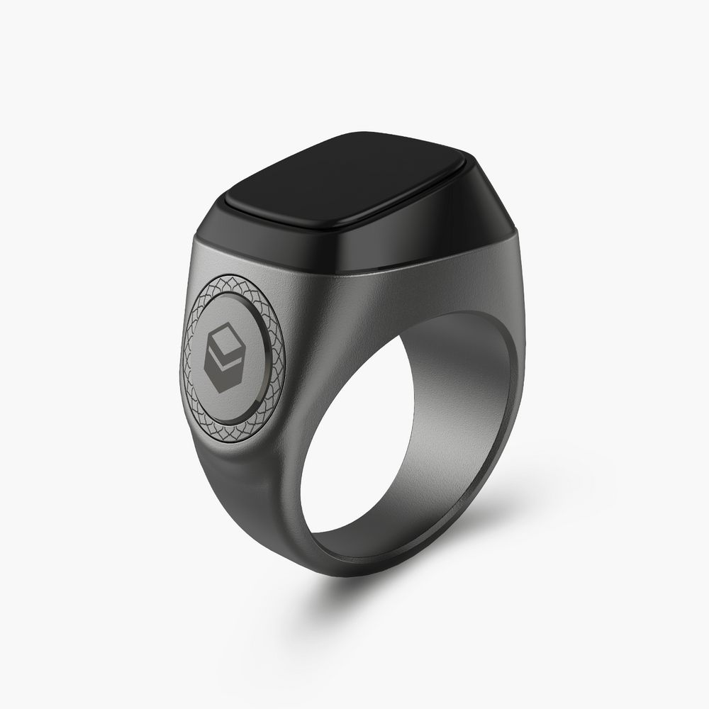 Digital tasbeeh Zikr Ring M02 with vibration reminder
