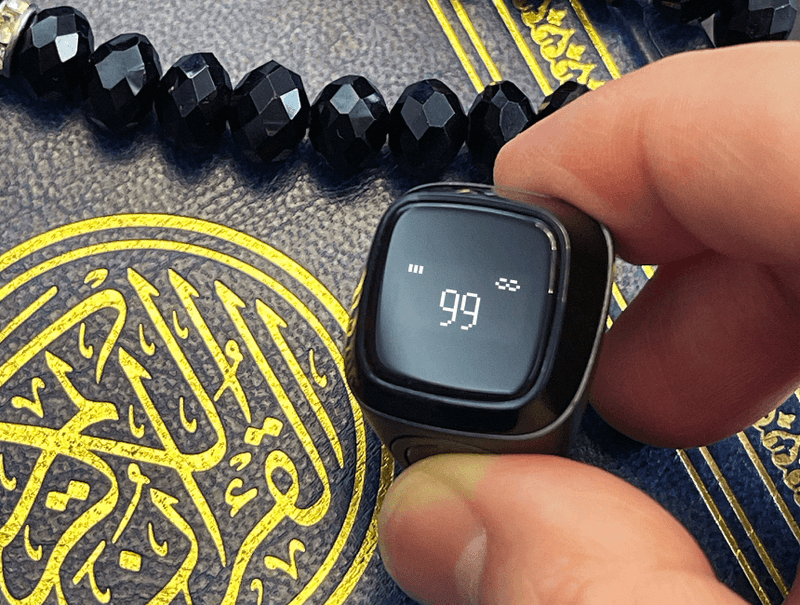 Digital tasbeeh Zikr Ring M02 with OLED display