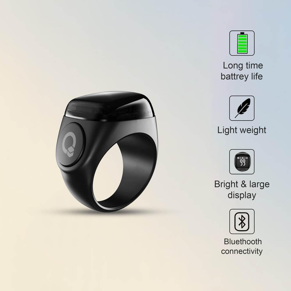 Portable electronic tasbih ring Noor by iQibla