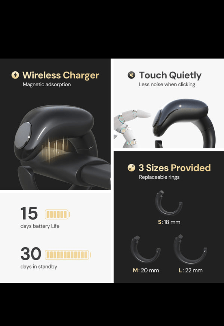 Zikr Ring Smart Tasbeeh Counter 丨Weslamic iTasbih Ring - Faith (5 Sizes in One) - Tasbeeh Wala